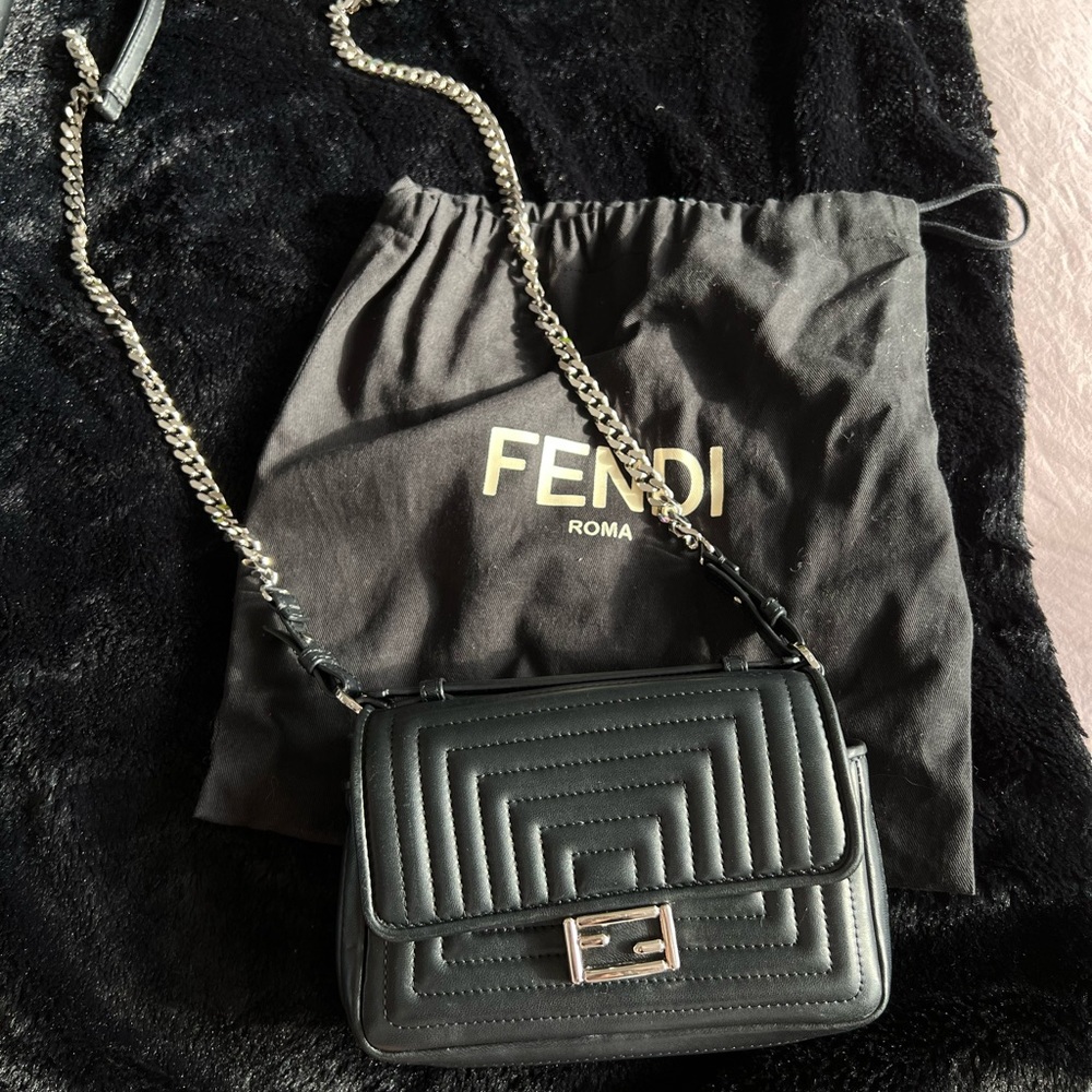Baguette Micro Double-Sided Quilted Leather Bag